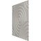Ekena Millwork 19 5/8in. W x 19 5/8in. H Spiral EnduraWall Decorative 3D Wall Panel Covers 2.67 Sq. Ft. WP20X20SPDST - alternate 5